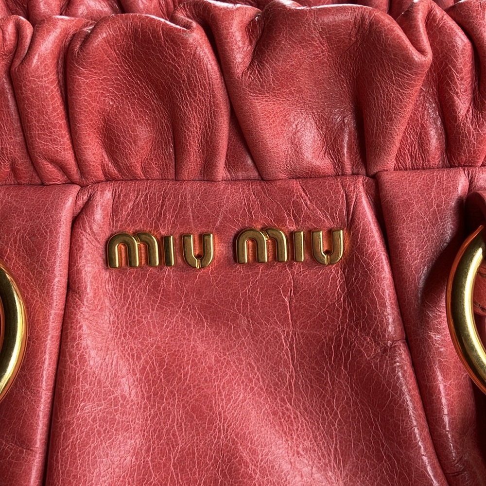 Miu Miu Vitello Lux Rosa Crossbody - Picture 14 of 17